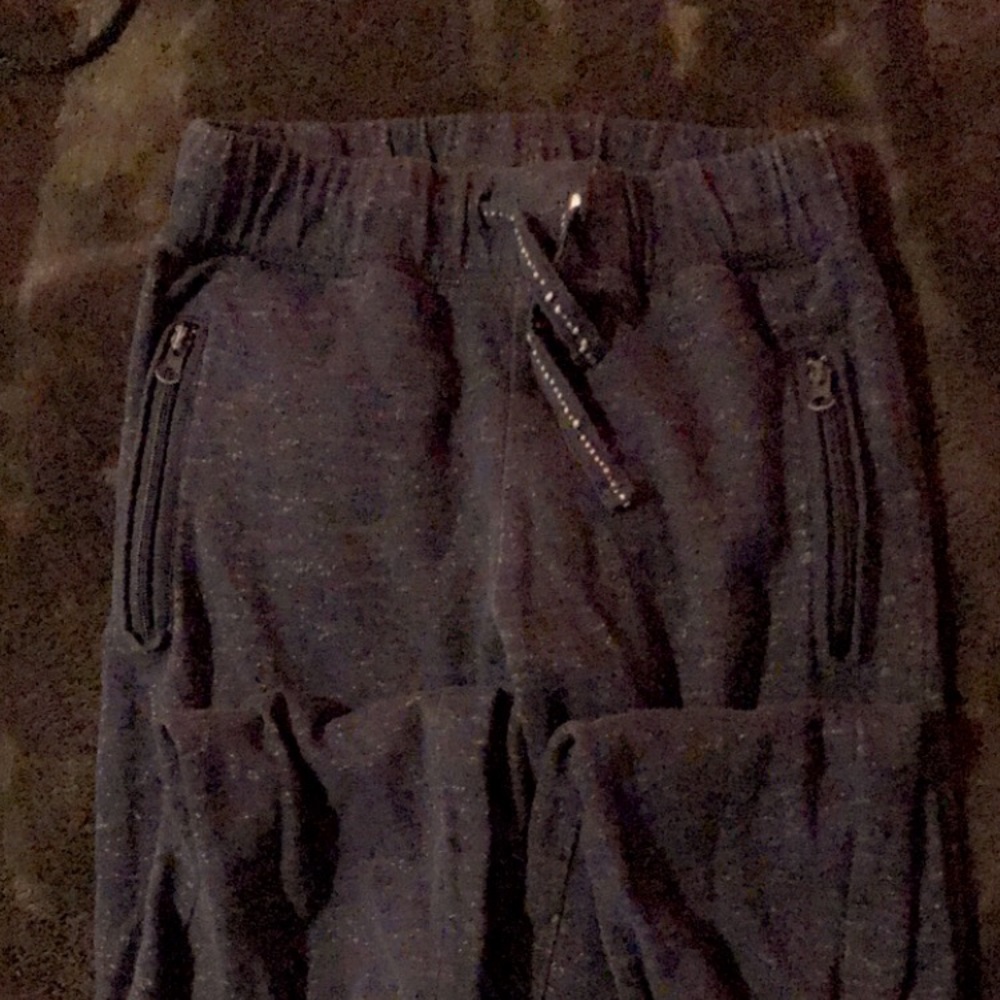 Womans SweatPants Navy Blue with White Dots